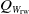 upper Q Subscript upper W Sub Subscript rw