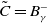 upper C overtilde equals upper B Subscript gamma Superscript minus