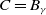 upper C equals upper B Subscript gamma