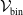 script upper V Subscript bin