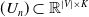 left parenthesis upper U Subscript n Baseline right parenthesis subset of double struck upper R Superscript StartAbsoluteValue upper V EndAbsoluteValue times upper K
