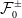 script upper F 0 Superscript plus or minus