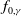 f Subscript 0 comma gamma