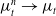 mu Subscript t Superscript n Baseline right arrow mu Subscript t