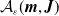 script upper A Subscript epsilon Baseline left parenthesis bold italic m comma bold italic upper J right parenthesis