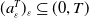 left parenthesis a Subscript epsilon Superscript upper T Baseline right parenthesis Subscript epsilon Baseline subset of or equal to left parenthesis 0 comma upper T right parenthesis