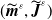 left parenthesis bold italic m overtilde Superscript epsilon Baseline comma bold italic upper J overtilde Superscript epsilon Baseline right parenthesis