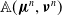 double struck upper A left parenthesis bold italic mu Superscript n Baseline comma bold italic nu Superscript n Baseline right parenthesis