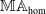 double struck upper M double struck upper A Subscript normal h normal o normal m