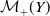 script upper M Subscript plus Baseline left parenthesis upper Y right parenthesis
