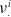 nu Subscript dot Superscript i