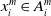 x Subscript i Superscript m Baseline element of upper A Subscript i Superscript m