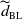 d overtilde Subscript sans serif BL