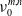 nu 0 Superscript m comma n