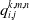 q Subscript i comma j Superscript k comma m comma n