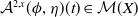 script upper A Superscript 2 comma x Baseline left parenthesis phi comma eta right parenthesis left parenthesis t right parenthesis element of script upper M left parenthesis upper X right parenthesis