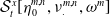 script upper S Subscript t Superscript x Baseline left bracket eta 0 Superscript m comma n Baseline comma nu Subscript dot Superscript m comma n Baseline comma omega Superscript m Baseline right bracket