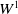 upper W Superscript 1
