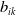 b Subscript i k