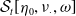 script upper S Subscript t Baseline left bracket eta 0 comma nu Subscript dot Baseline comma omega right bracket
