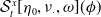 script upper S Subscript t Superscript x Baseline left bracket eta 0 comma nu Subscript dot Baseline comma omega right bracket left parenthesis phi right parenthesis