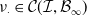 nu Subscript dot Baseline element of script upper C left parenthesis script upper I comma script upper B Subscript normal infinity Baseline right parenthesis