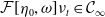 script upper F left bracket eta 0 comma omega right bracket nu Subscript t element of script upper C Subscript normal infinity