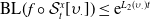 sans serif BL left parenthesis f ring script upper S Subscript t Superscript x Baseline left bracket upsilon Subscript dot Baseline right bracket right parenthesis less than or equals e Superscript upper L 2 left parenthesis upsilon Super Subscript dot Superscript right parenthesis t