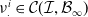 nu Subscript dot Superscript i Baseline element of script upper C left parenthesis script upper I comma script upper B Subscript normal infinity Baseline right parenthesis