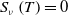 upper S Subscript nu Baseline left parenthesis upper T right parenthesis equals 0