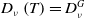 upper D Subscript nu Baseline left parenthesis upper T right parenthesis equals upper D Subscript nu Superscript upper G