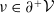 nu element of partial differential Superscript plus Baseline script upper V