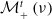 script upper M Subscript plus Superscript t Baseline left parenthesis nu right parenthesis