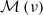 script upper M left parenthesis nu right parenthesis