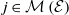 j element of script upper M left parenthesis script upper E right parenthesis