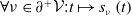 for all nu element of partial differential Superscript plus Baseline script upper V colon t right arrow from bar s Subscript nu Baseline left parenthesis t right parenthesis