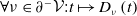 for all nu element of partial differential Superscript minus Baseline script upper V colon t right arrow from bar upper D Subscript nu Baseline left parenthesis t right parenthesis