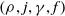 left parenthesis rho comma j comma gamma comma f right parenthesis