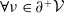 for all nu element of partial differential Superscript plus Baseline script upper V