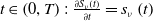 t element of left parenthesis 0 comma upper T right parenthesis colon StartFraction partial differential upper S Subscript nu Baseline left parenthesis t right parenthesis Over partial differential t EndFraction equals s Subscript nu Baseline left parenthesis t right parenthesis
