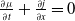 StartFraction partial differential mu Over partial differential t EndFraction plus StartFraction partial differential j Over partial differential x EndFraction equals 0