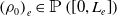 left parenthesis rho 0 right parenthesis Subscript e Baseline element of double struck upper P left parenthesis left bracket 0 comma upper L Subscript e Baseline right bracket right parenthesis