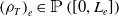 left parenthesis rho Subscript upper T Baseline right parenthesis Subscript e Baseline element of double struck upper P left parenthesis left bracket 0 comma upper L Subscript e Baseline right bracket right parenthesis
