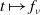 t right arrow from bar f Subscript nu