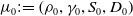 mu 0 colon equals left parenthesis rho 0 comma gamma 0 comma upper S 0 comma upper D 0 right parenthesis