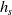 h Subscript s