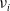 nu Subscript i