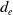 d Subscript e