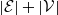 StartAbsoluteValue script upper E EndAbsoluteValue plus StartAbsoluteValue script upper V EndAbsoluteValue
