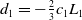 d 1 equals minus two thirds c 1 upper L 1